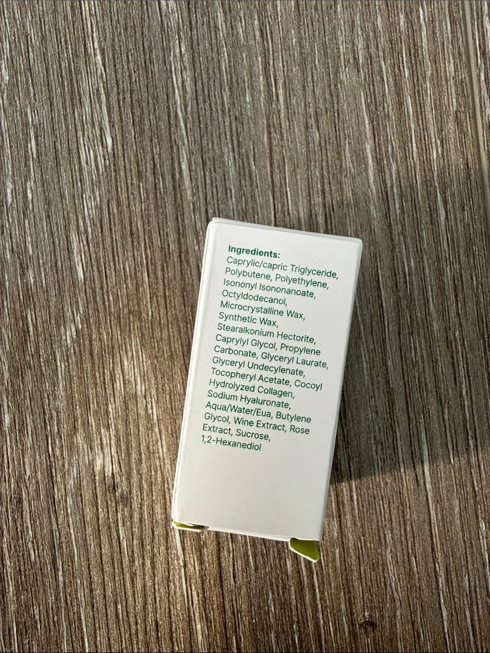 Sephora Green and White Lip Balm